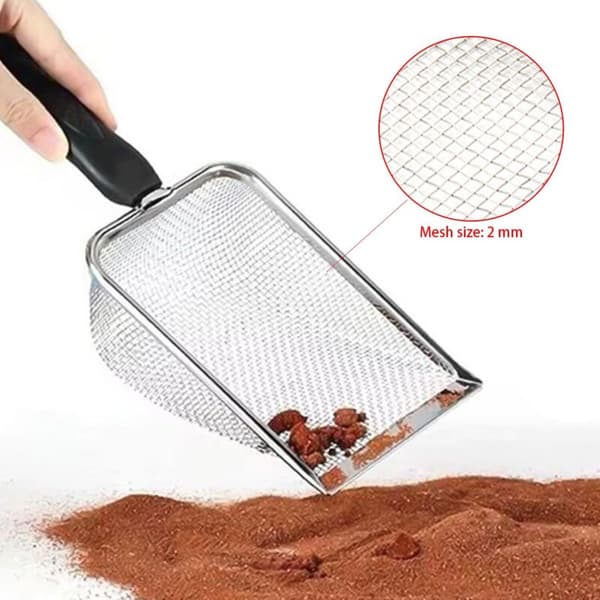 Scoop for Hamster Cat. Fine Mesh Corner Cleaning Net. Hamster Excrement Cleaning Tool.