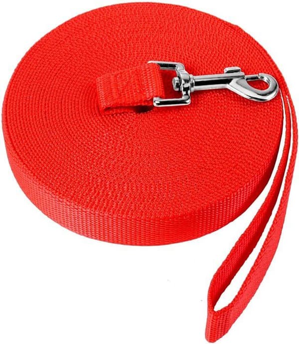 Träningskoppel/Longerlina - COZEVDNT - NavoX 20m - Slitstark Nylon - 360° Svängbart Spänne - Vadderad D-ring