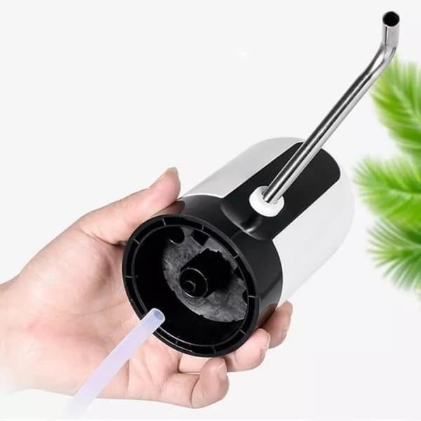 USB-laddande vattenflaskpump för hemmet, automatisk dricksvattenpump, bärbar elektrisk vattendispenser | Vit