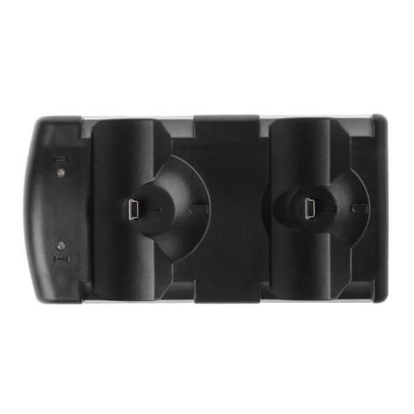 Videospil, Universal Dobbelt Oplader Ladestation, Sort, USB-drevet, til PS3 Move Trådløs Controller - A