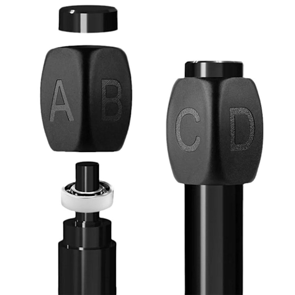 Decompression Roterande Gel Penna Svar Penna Nyhet Abcd Kulspetspenna✨w M4J6 R7D4 black one size