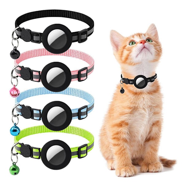 Säkerhetskoppel Kattunge Halsband Snabbkoppling Reflex US Vis HOT Bell L2S2 Fluorescent green 1pcs