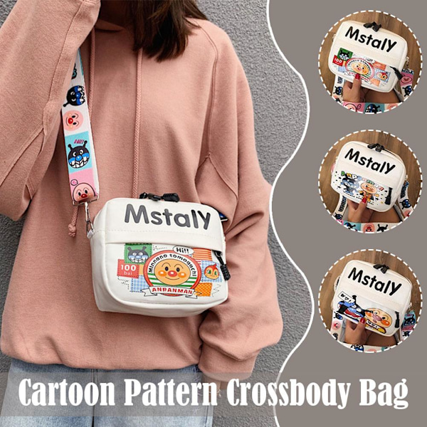 Koreansk Stil Söt Vardaglig Axelväska Ny Stil Modeväska Tecknad Pu Messenger Axelväska I7a7 Style three onesize