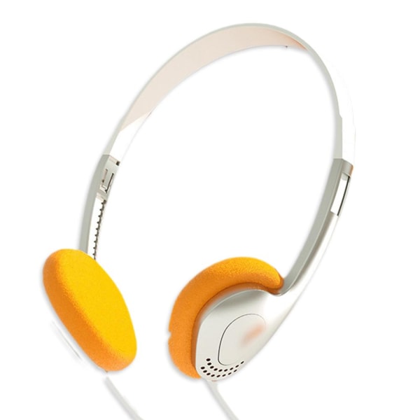 Vintage retro klassiska hörlurar Headset för Sony Panasonic CD MD orange one-size