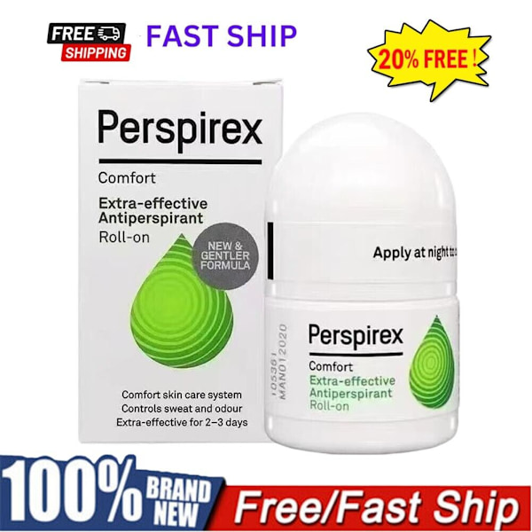Perspirex Comfort Extra Antiperspirant Roll On Kontroll Svett & Lukt 20M