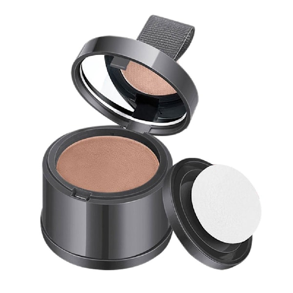 Hårlinjefyllande Skuggpuder Vattentätt Panna Täckande Concealer Puder Flintskalligt Hår Vitt F1K6  light coffee color 4.5g
