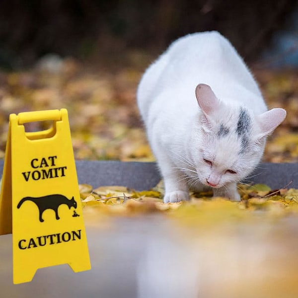 Rolig Katt - Kräk Skylt Gåva Trädgårdsskyltar Ny Varningsskylt 2025-UK cat+dog 2pcs