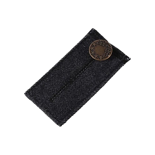 Förlängningsspänne i denim med knapp i metall, justerbar, AU-lager dark blue One-size