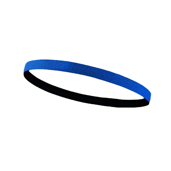 Fint Sportpannband Anti-Slip Svettabsorberande Hög Utomhus Yoga Löpning Stilfull Fitness J1i3 blue onesize