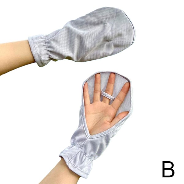 Armskydd för kvinnor Anti UV Solskydd Körning Sport Lo Gray One size