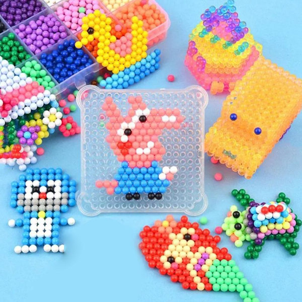 DIY Vatten Mist Magiska Aqua Pärlor DIY Barns Magiska Pedagogiska Vatten Barn Roliga Hand W5n7 1500pcs one-size