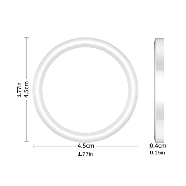 Klockramsskydd för Nothing CMF Watch Pro 2 Smartwatch Metallramsskydd Enfärgat Ersättningshårt Skal, Allroundskydd Silvery 1pcs