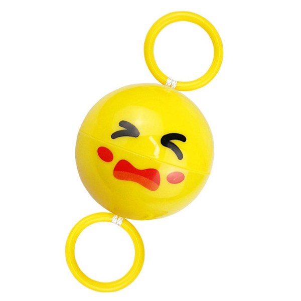 Roterande Lysande Visselpipa Flygande Boll Leksak Dragande Svänghjul Blixt Barn Visselpipa Boll Yellow 1pcs