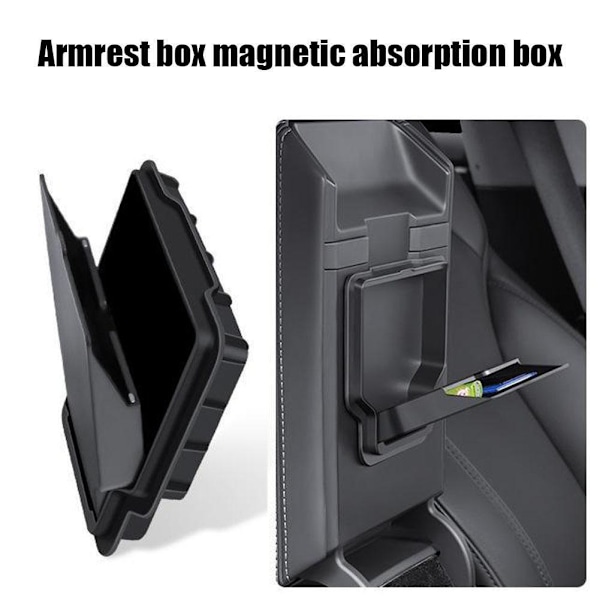 Armstödsbox magnetisk absorptionsbox för Tesla~Model Y Juniper 2025 K3O5 Y9P9 1pcs One size