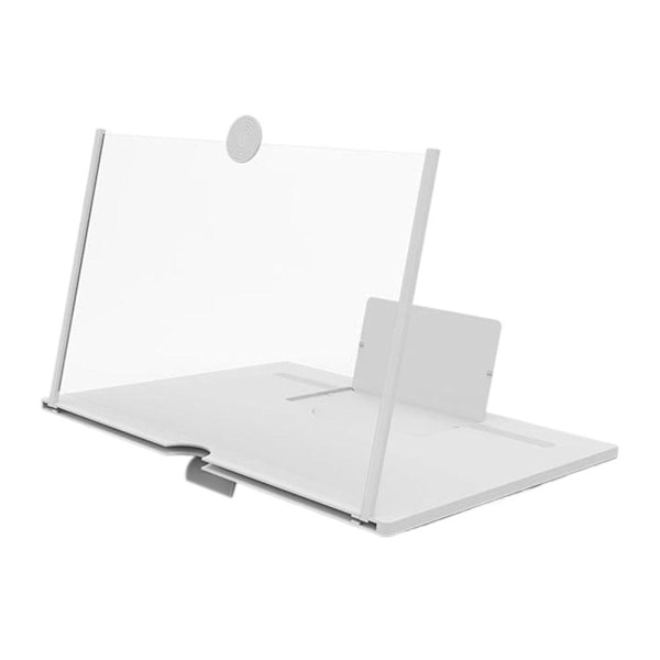 Mobilskärmförstorare Videoförstärkare Ställ Fäste Skärm Telefon Z2F1 R1P5 White 1 PCS