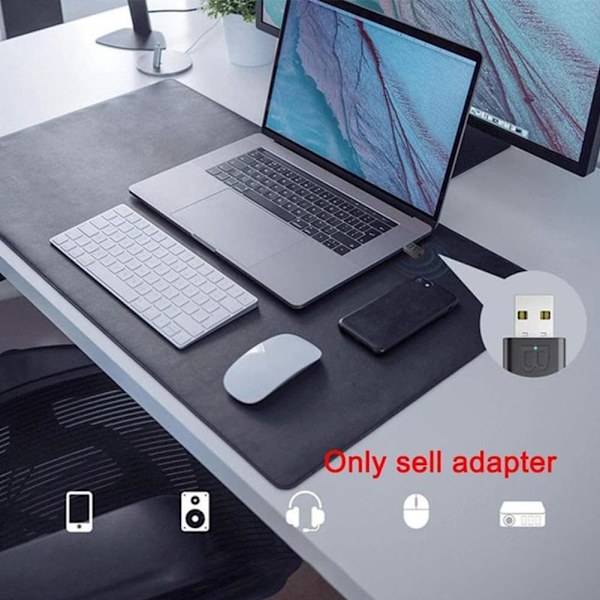 USB Bluetooth 5.0 Sändare Mottagare, Mini Ljudadapter, USB Bluetooth Bil 5.0 Mottagare Sändare Bluetooth