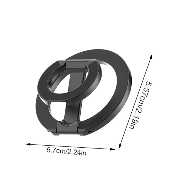 Vikbar Dubbelsidig Magnetisk Telefonhållare För Mobil K7 H3A3 Telefon J0W3 white 1pcs