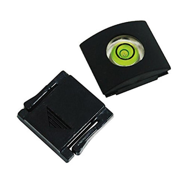 1/10x Flash Hot Shoe Cover Cap BUBBLE Spirit Level UKN blackA one-size 10pcs