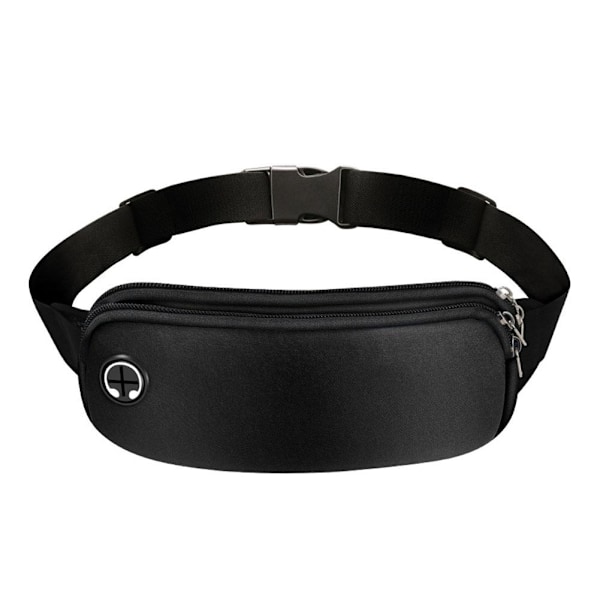 Vattentät Sport Midjeväska Bum Väska Fanny-Pack Camping Dragkedja Löparväska UK