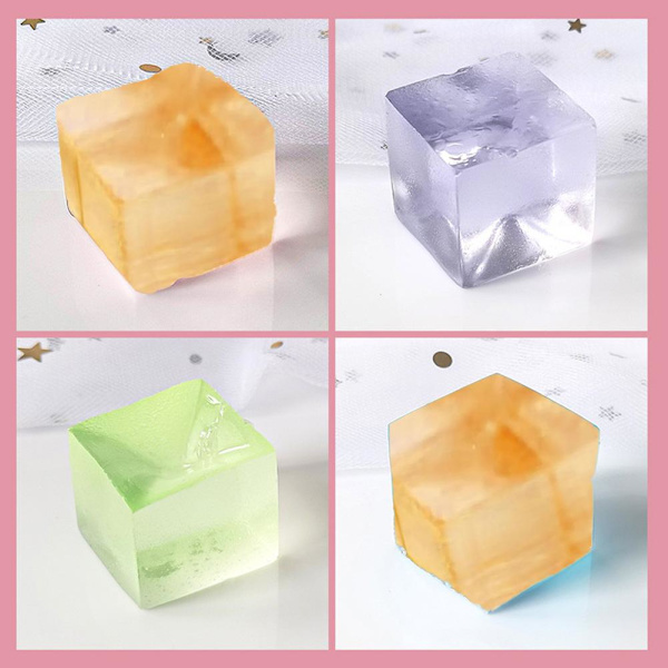 Mini Isblock Leksak Stressboll Leksak Ny Transparent Lot L5 Kub Fidget F6Y6 T3U6 green one-size