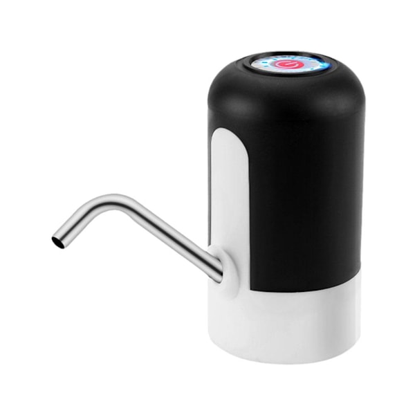 Elektrisk hushållsvattenpump för flaskvatten, automatisk vattendispenser, trådlös vatten W6h5 black 1pcs