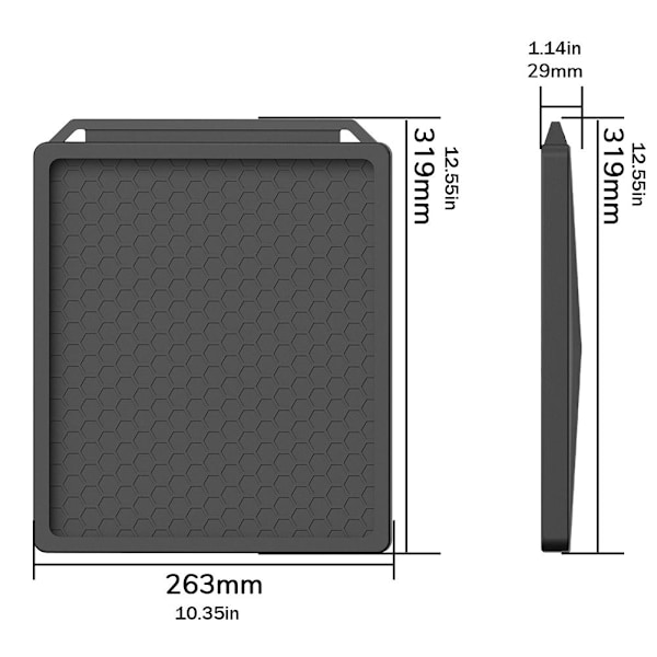 För Starlink Mini Fodral Skydd Skal Stöttåligt Reptåligt Nytt black For Starlink Mini