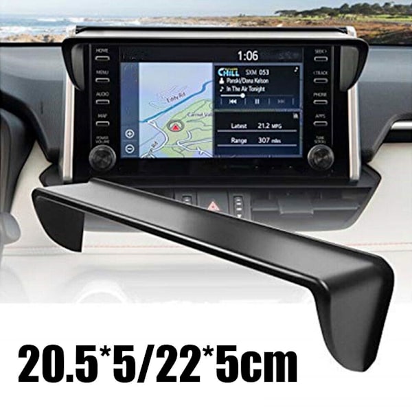 Bil Anti-Bländning GPS Solskydd, Navigationsvisir Solskydd för 8 Tum Ovan GPS Navigation, ABS GPS Navigations Solskydd Auto Biltillbehör A 1pcs