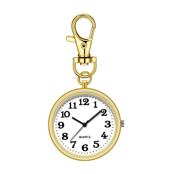 Kreativ Fickur Nyckelring Modeväska Examen Ficka Nyckelring Hänge Klocka P3L1 Golden One size