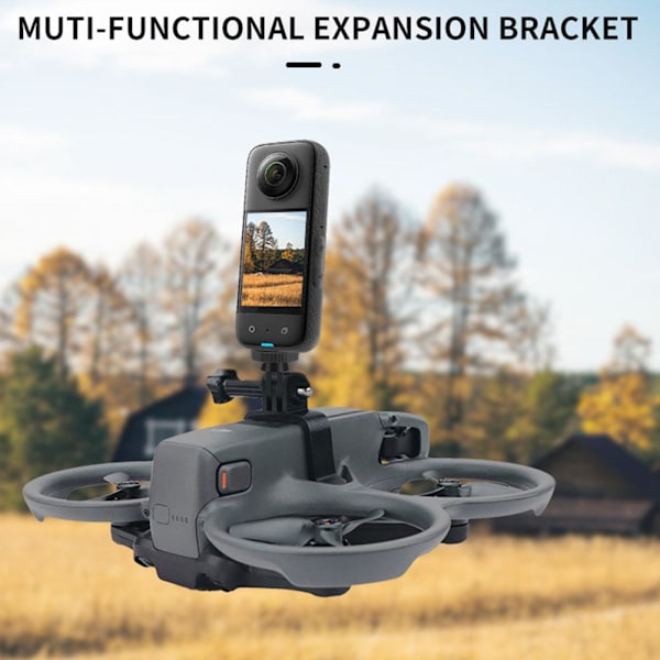 Kamerafäste för DJI Avata 2, Övre Expansionsfäste Adapter för DJI Avata 2, för Fast Kamera Drönarfäste Sport Snap Tillbehör,f