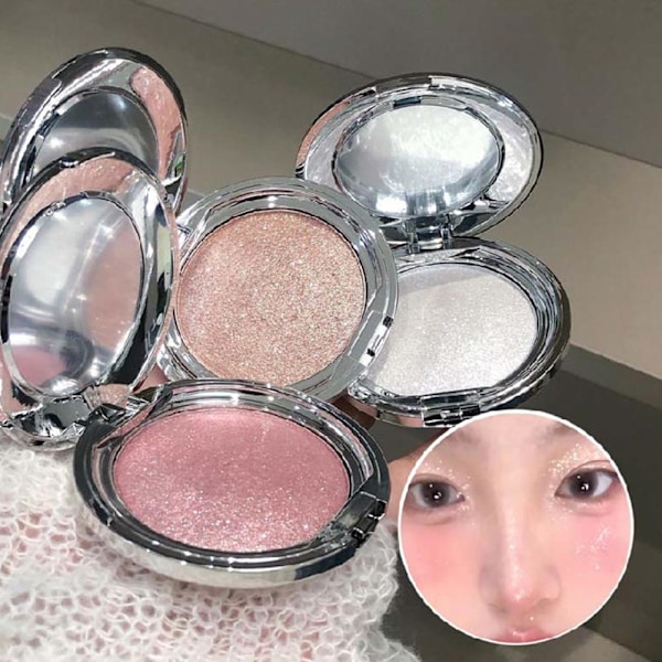 Ansiktskontur Puder Palett  Skimmer Highlighters Skimmer Puder 01 # White Moonlight 10g