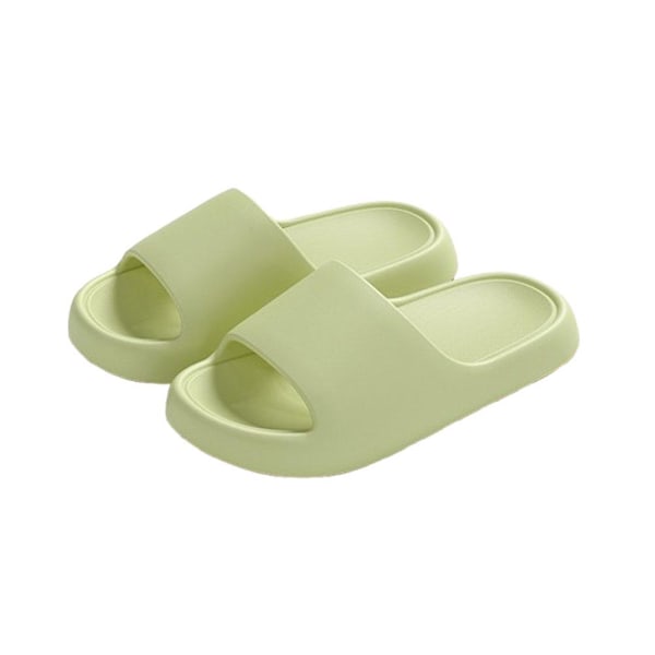 Nya Poop Feeling Tofflor för Män Inomhus Hem- och Hushållsbruk Anti-halk Green 4041