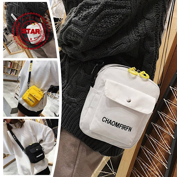 Koreansk Mobilväska För Kvinnor Sling Bag Mini Resväska Crossbody-väska D0u1 White One size