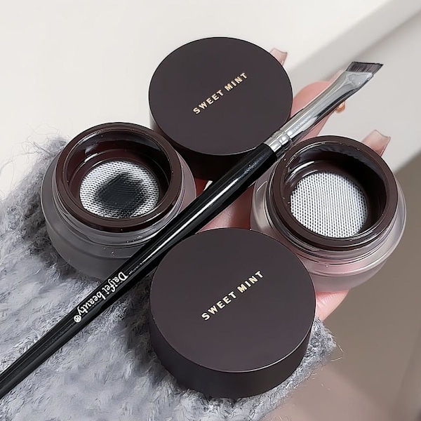 Eyeliner Vattentät Kladdar Inte Lätt Långvarig Ögonbrynsritning Dubbelanvändning Färg Eyeliner B8v9 02 # Brown 3.5g