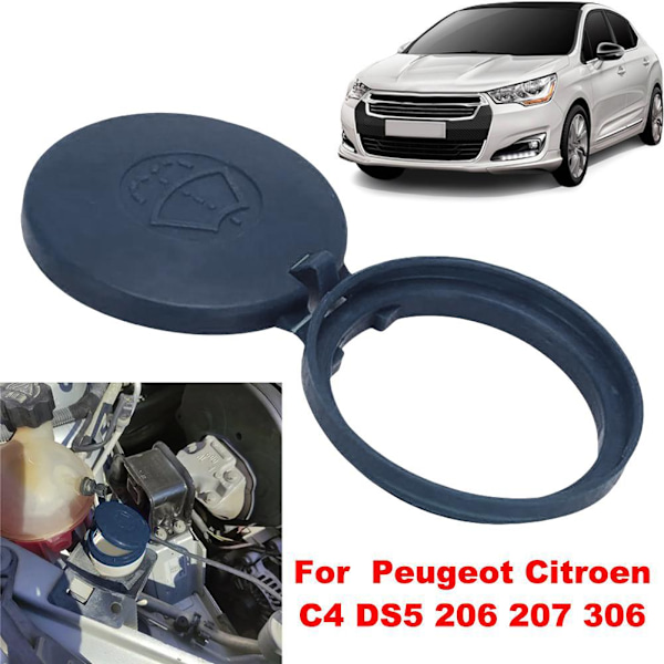 Vindrutespolare Vätskebehållare Lock för Citroen-C4 DS5