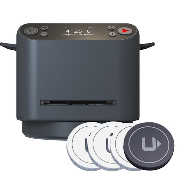 2 i 1 Kortutdelare & Blandare, 360° Roterande Kortutdelningsmaskin T8R1 2024 T7P8