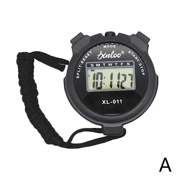Digital Handhållen Sportstoppur Stoppur Timer Alarmräknare red 1size