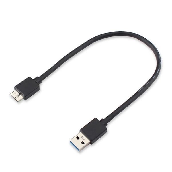 NY USB 3.0 AM Hane till Micro B Kabel Super Speed Adapter HDD> För Extern J3L5 BLACKA 0.2M
