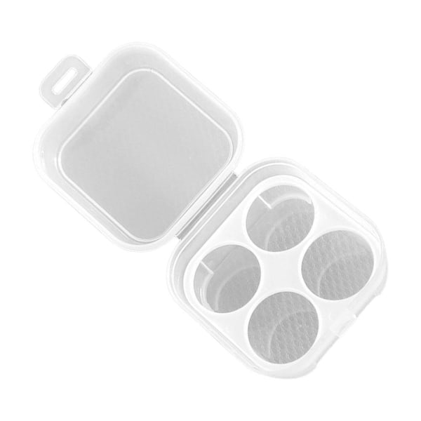 Bärbar 4-facks Äggorganisatör Förvaringslåda Bricka transparent one size