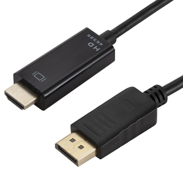 1.8m Kvalitets Display Port Dp Till Hane Lcd PC HD Tv Laptop Adapter Kabel AV V6W9
