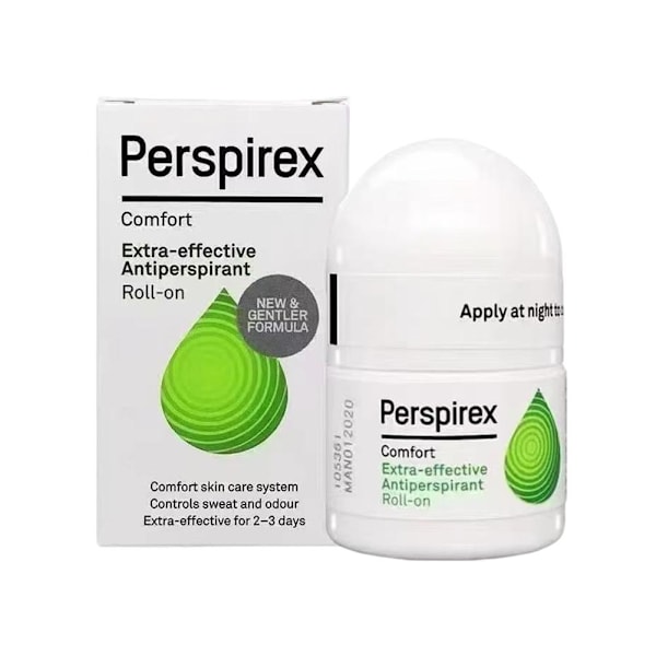 Perspirex Comfort Extra Antiperspirant Roll On Kontroll Svett & Lukt 20M