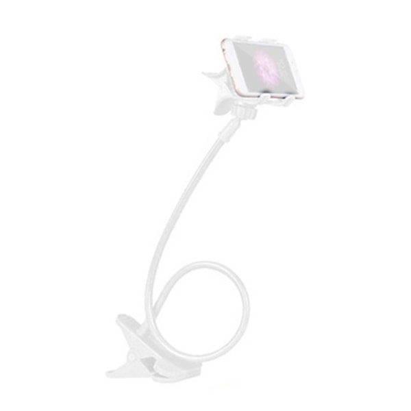 Universell Lazy Mobiltelefon Svanhals Stativhållare Flexibel Säng Skrivbord Bordsklämma√ white one-size