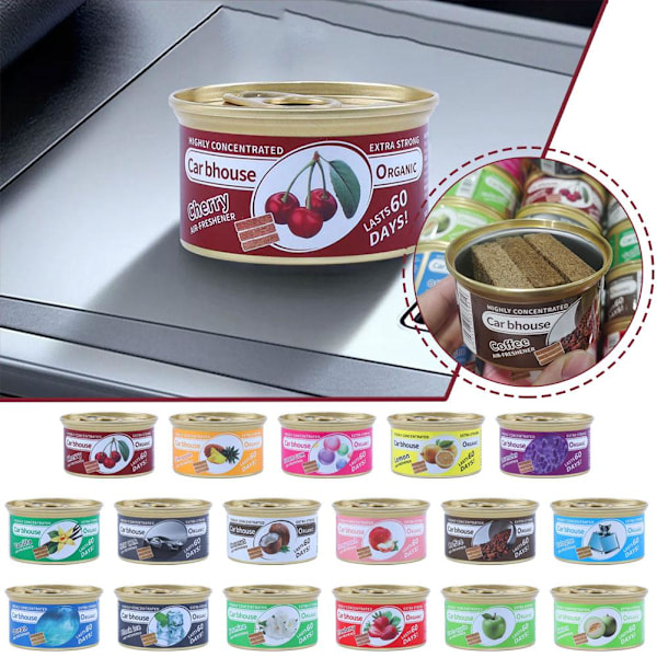 Biltillbehör Konserverade Träblock Kaffearom Bil Deodorant Aromaterapi M7U9 B 1pcs