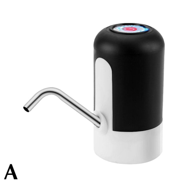 Elektrisk hushållsvattenpump för flaskvatten, automatisk vattendispenser, trådlös vatten W6h5 black 1pcs