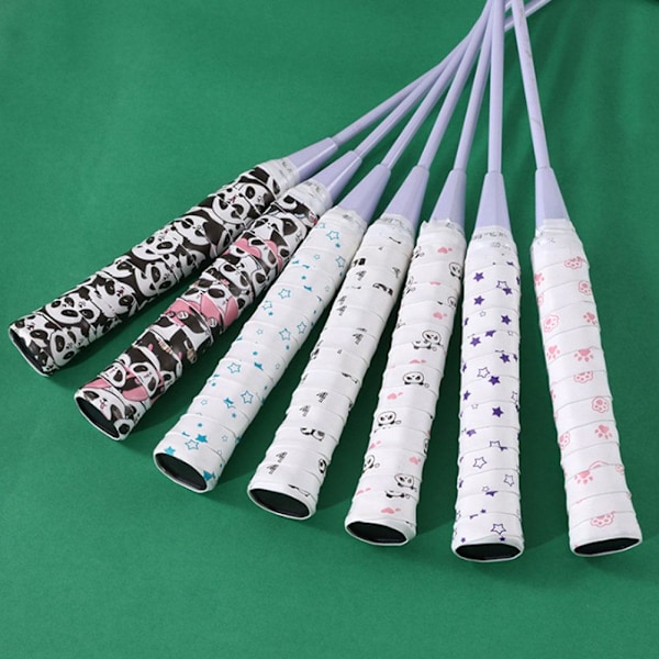 Badminton Tecknade Greppband Klibbiga Halkskydd Slitstarka D7 Love Panda 1pc