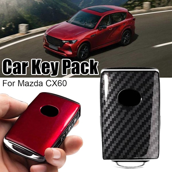 Bil Fjärrkontroll Nyckel Fob Skydd Fodral Hållare Nyckelring Skal CX60 För -Mazda 2022-23 ✨ D 1pcs