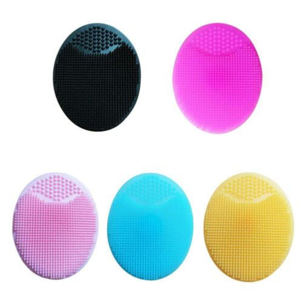 DJUPRENGÖRANDE SILIKON Exfolierande Ansiktsborste Ansiktsmassage Pad FRI FRAKTFI black One-size