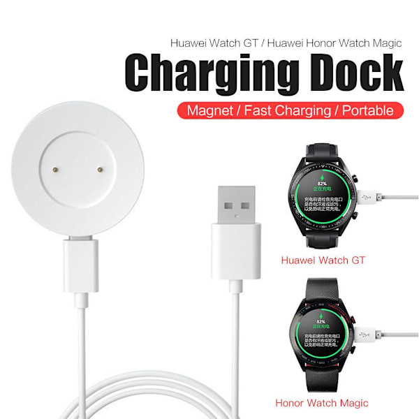 för huawei GT/GT2/ Watch Laddningsbas Laddningsdocka| D5C1 white one size