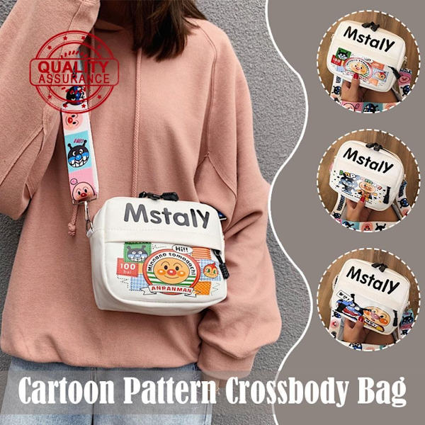 Koreansk Stil Söt Vardaglig Axelväska Ny Stil Modeväska Tecknad Pu Messenger Axelväska I7a7 Style three onesize