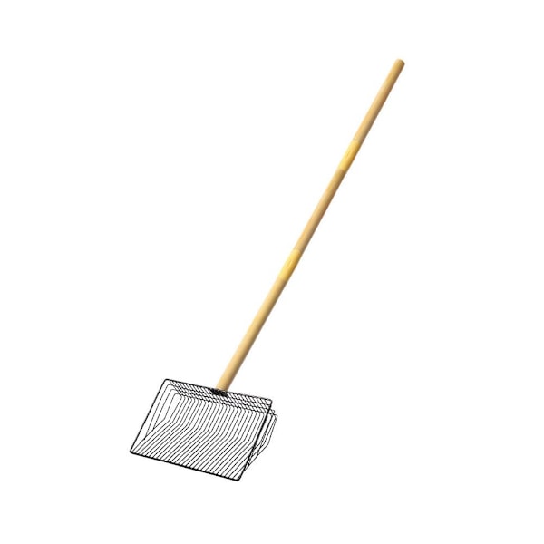 Kycklingbajs Skyffel Metall Avtagbar Hönsgård Rengöring Siktande Spade S8