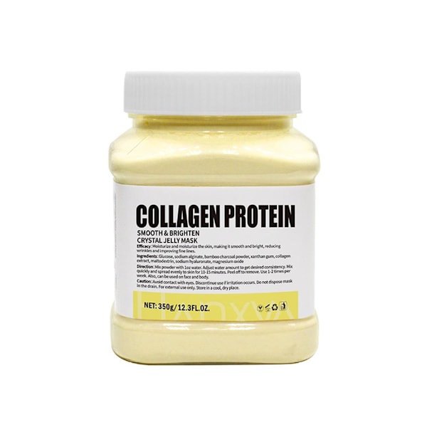 350g Återfuktande 24K Guld Mjuk Maskpulver Rosblad Kristall Gelé Maskpulver W1 COLLAGEN PROTEIN 1pcs